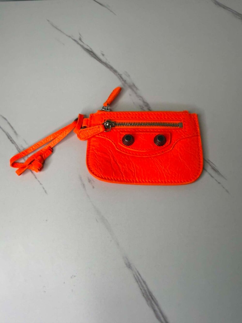 Balenciaga Le Cagole Mini Multi-Pouch (orange le cag coin purse)